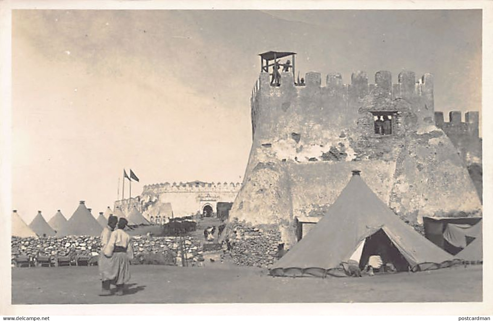 AGADIR - Camp Des Tirailleurs Algériens - CARTE PHOTO Septembre 1913 - Ed. E. Fouyssat  - Agadir