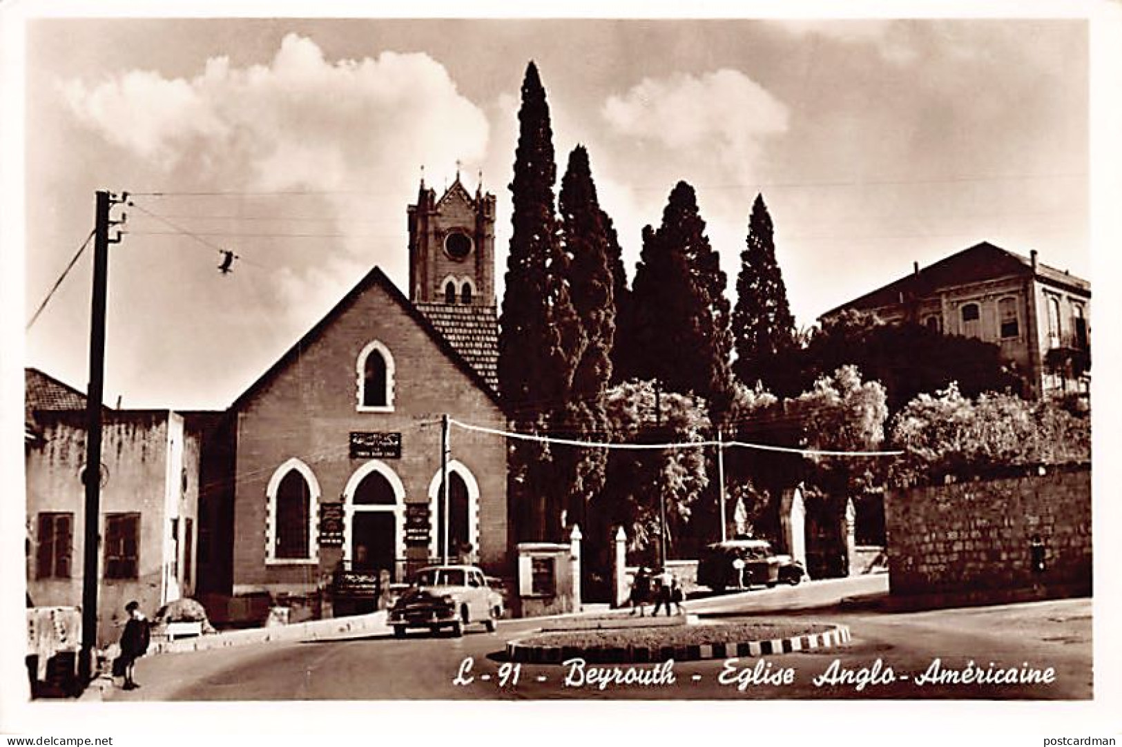 Liban - BEYROUTH - Eglise Anglo-Américaine - Ed. Gulef 91 - Libano