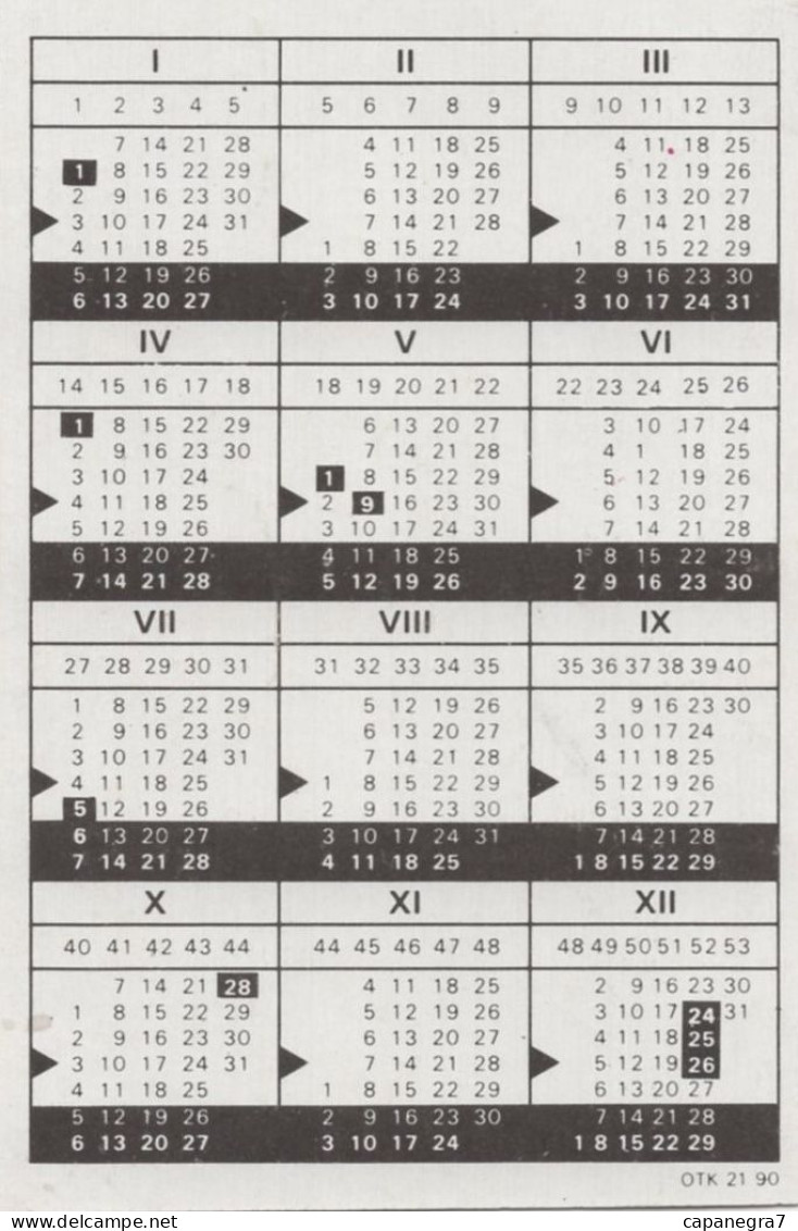 SAZKA, Czech Betting Office, Betting On The Results Of Sports Competitions, 1991, 60 X 100 Mm - Petit Format : 1991-00