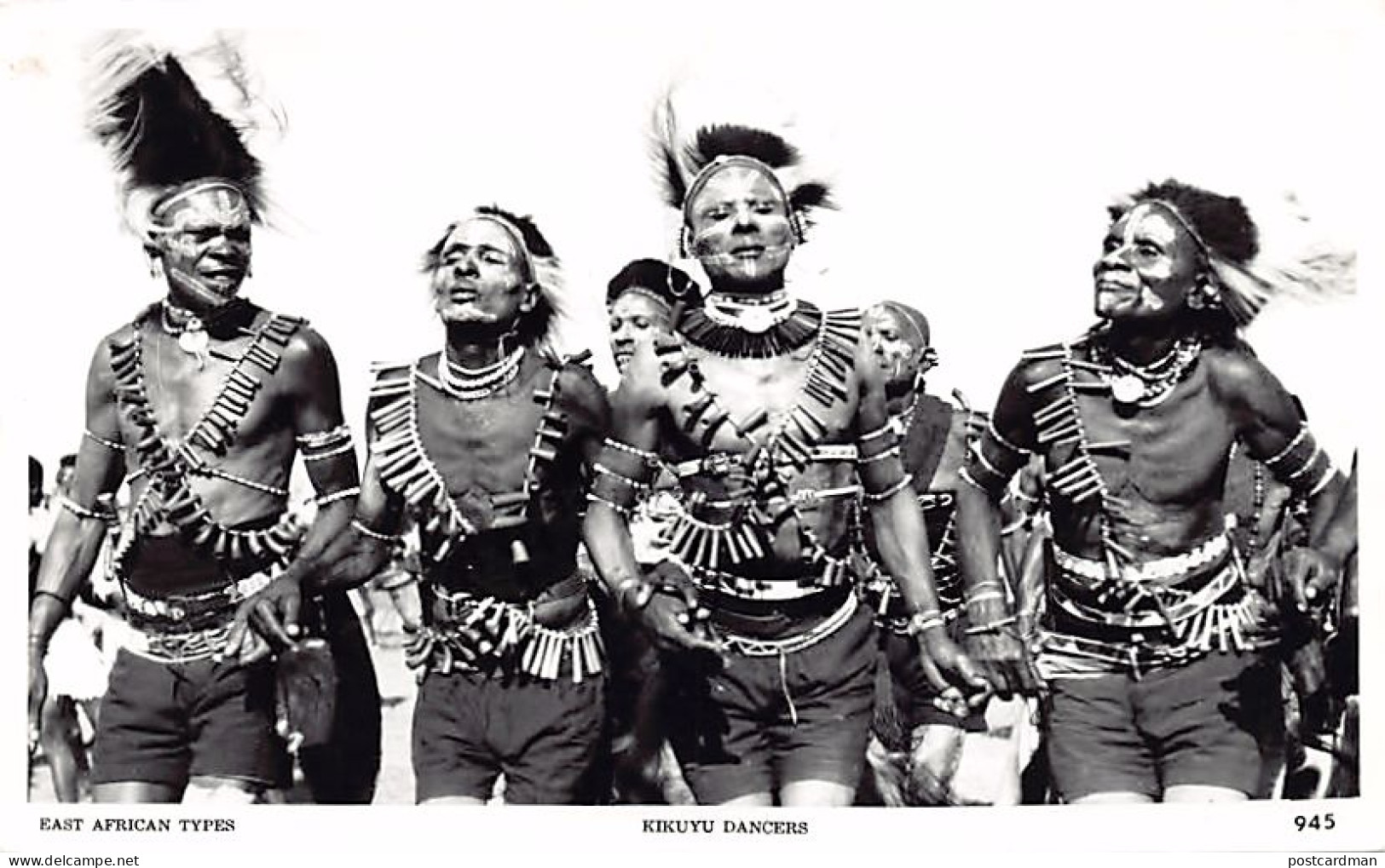 Kenya - East African Types - Kikuyu Dancers - Publ. S. Skulina - Pegas Studio - Africa In Pictures 945 - Kenia