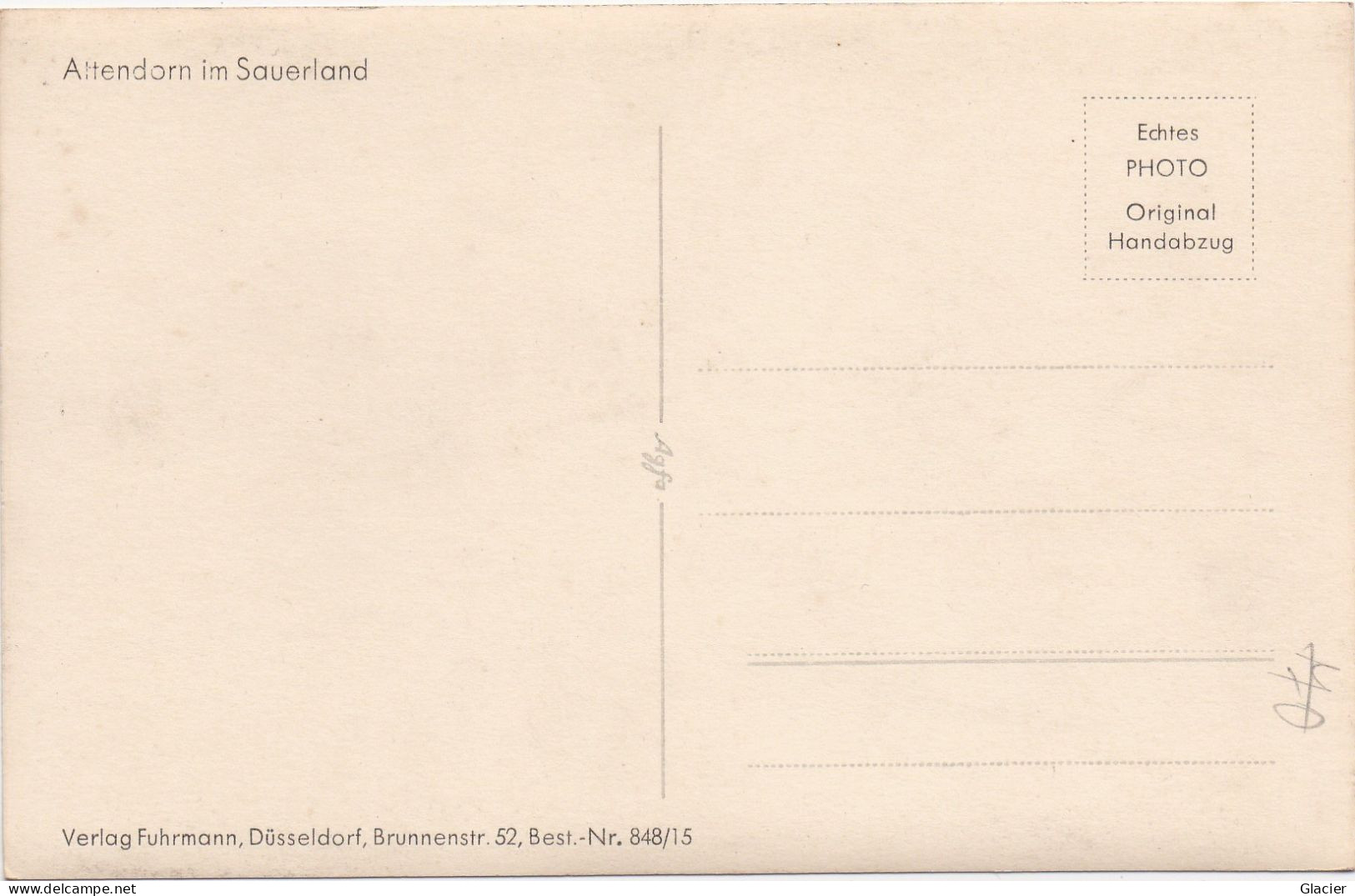 Attendorn - Sauerland - Echtes Photo - Attendorn
