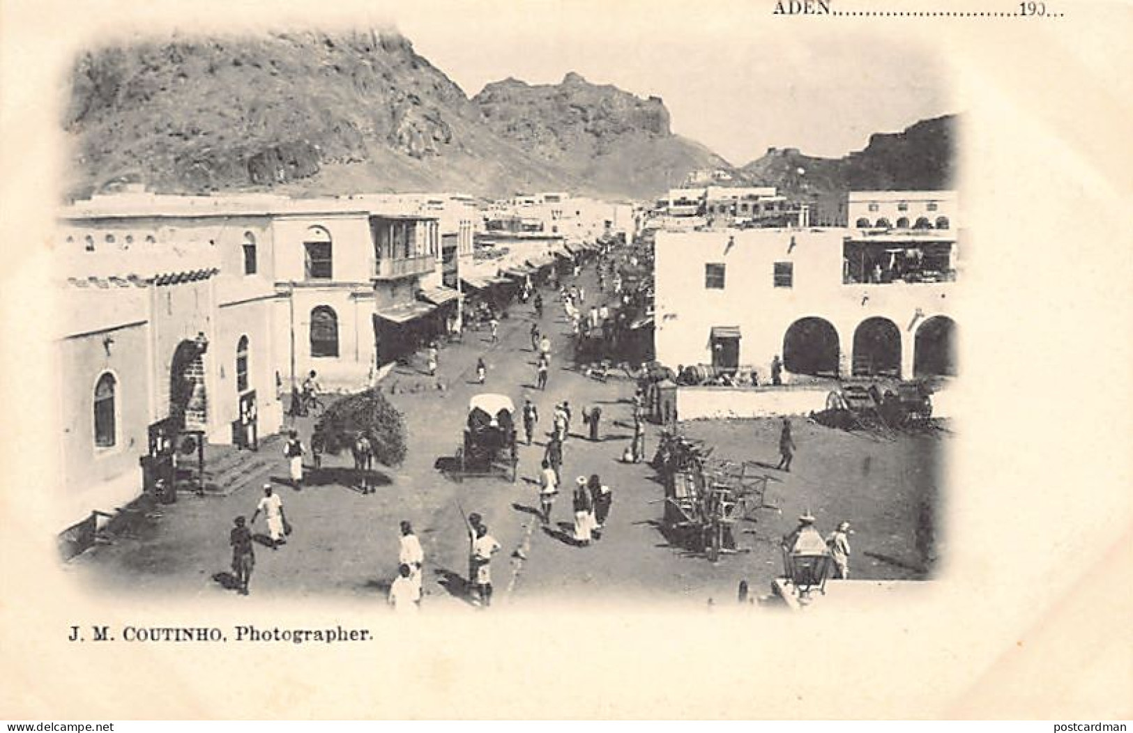 Yemen - ADEN - Main Street - Publ. J. M. Coutinho, Publisher In Zanzibar  - Yémen
