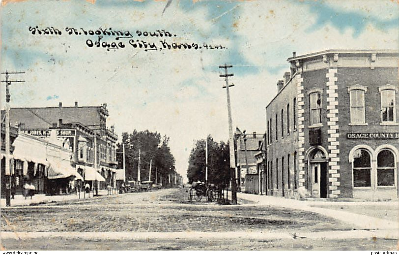 OSAGE CITY (KS) Sixth Street Looking South - Sonstige & Ohne Zuordnung
