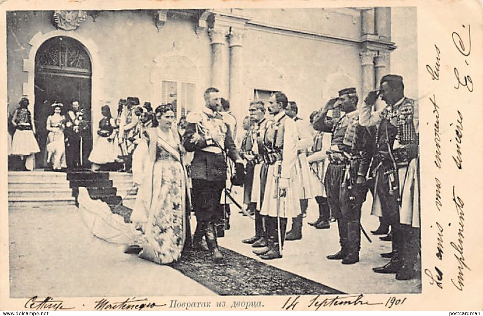 Montenegro - CETINJE - Queen Milena And Grand Duke Nicholas Nikolaevich Of Russia During The Wedding Of Crown Prince Dan - Montenegro