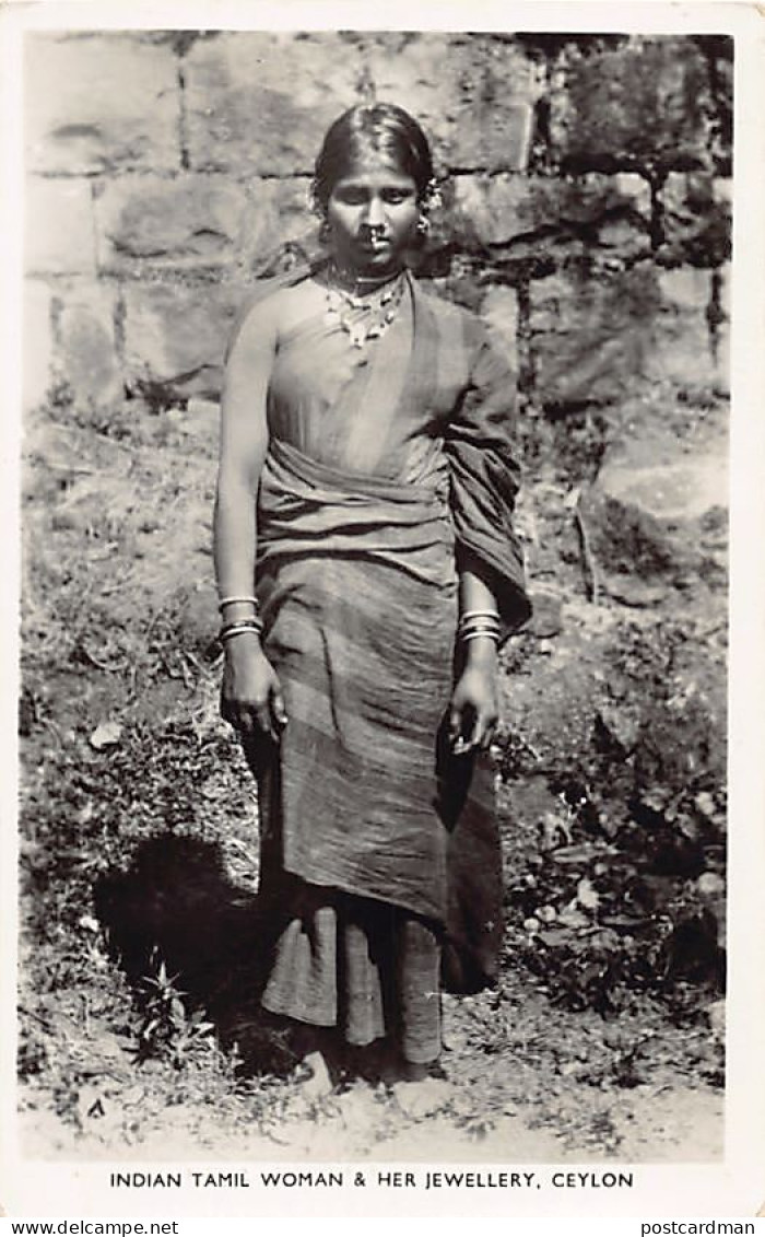 Sri Lanka - Indian Tamil Woman And Her Jewellery Publ. The Amateur Photographic Co. 35 - Sri Lanka (Ceylon)