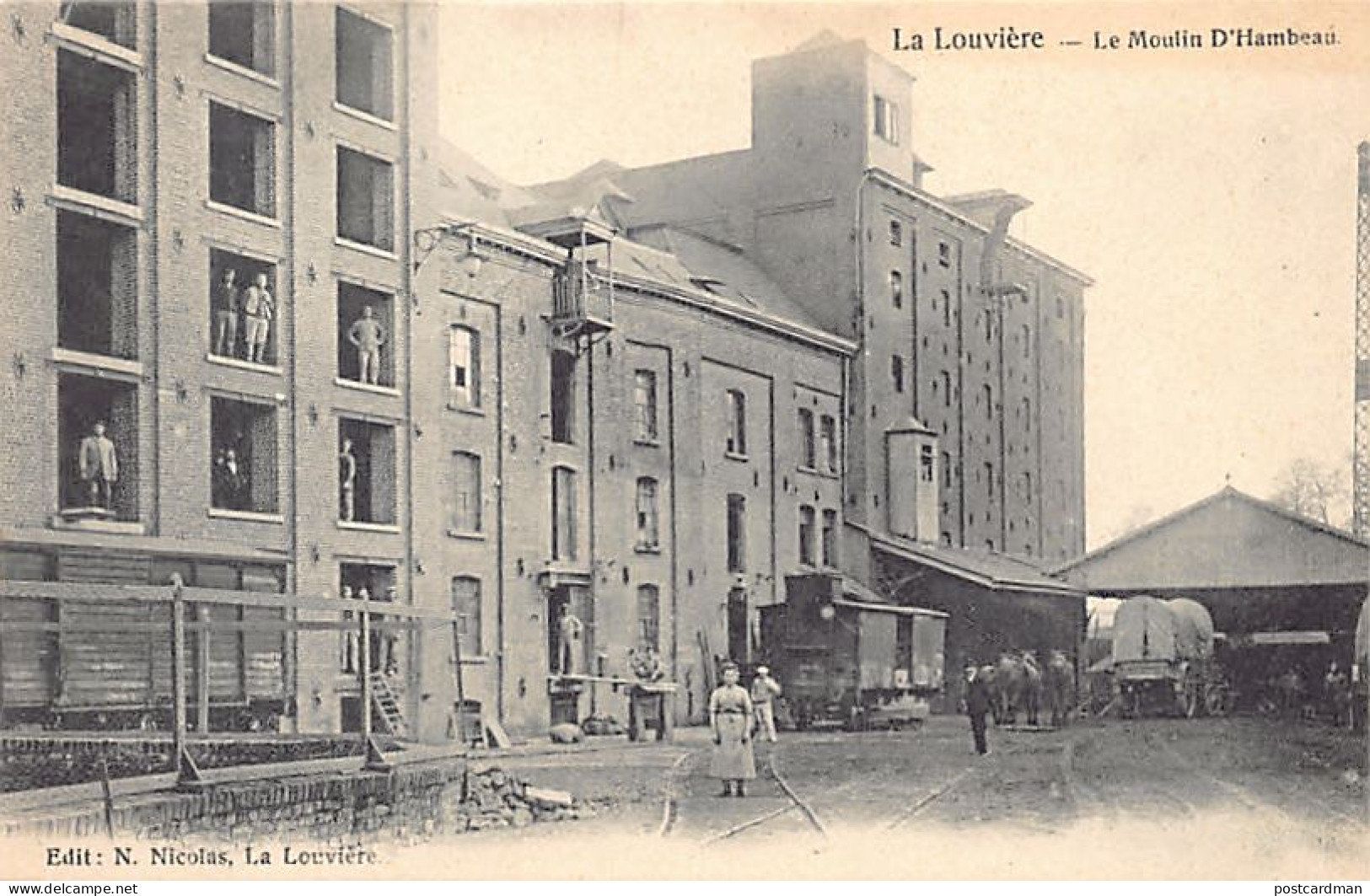 LA LOUVIÈRE (Hainaut) Le Moulin D'Hambeau - La Louvière