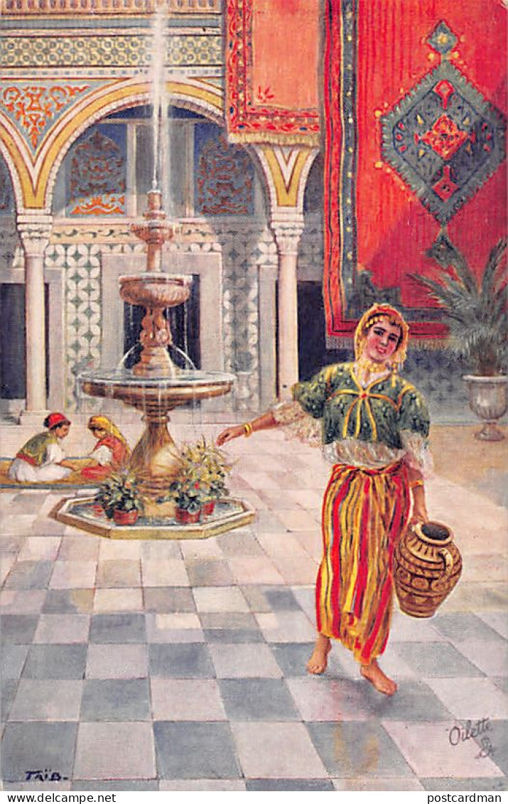 La Vie En Algérie - La Fontaine - The Fountain - Ed. Raphael Tuck & Sons 8618 - Femmes