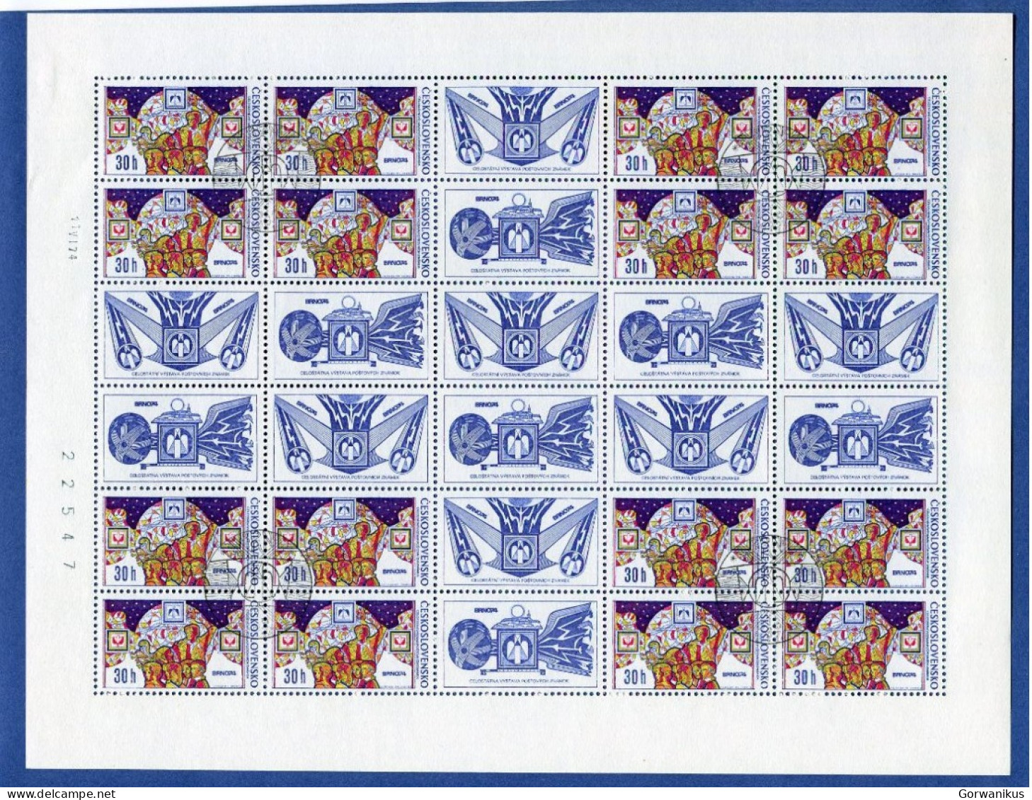 Czechoslovakia 1974 MiNr. 2209 & 2210 Both Sheets - Oblitérés