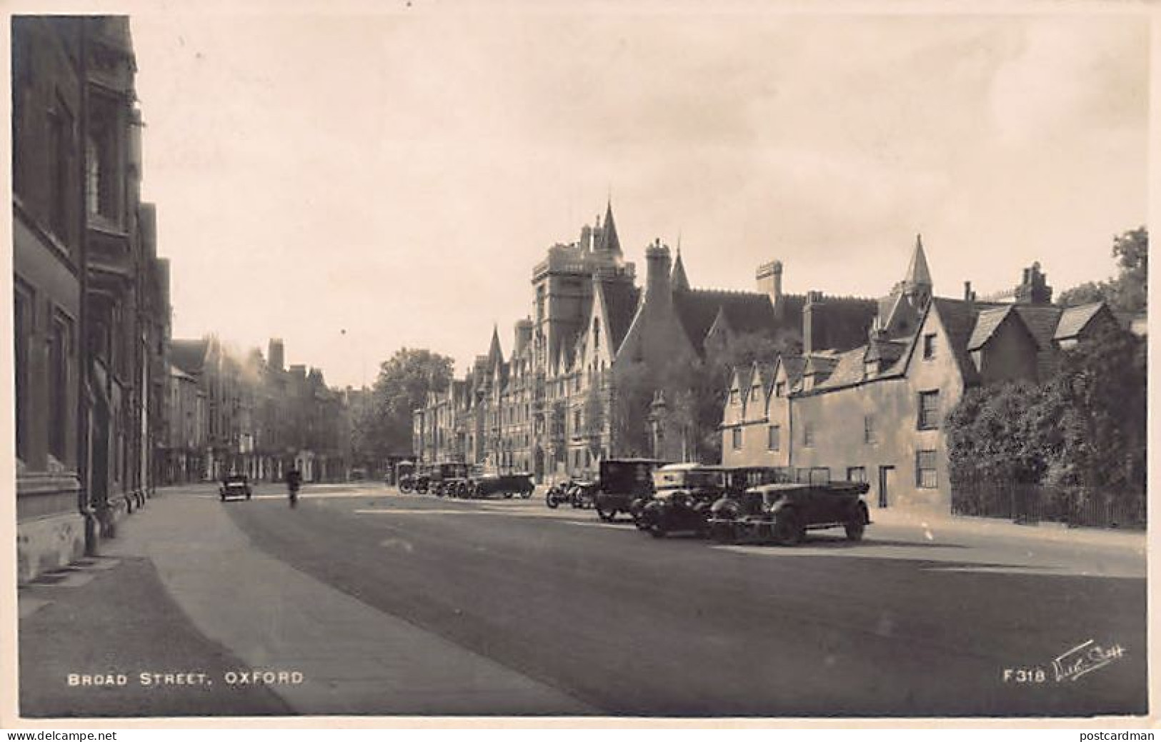 England - OXFORD - Broad Street - REAL PHOTO - Oxford