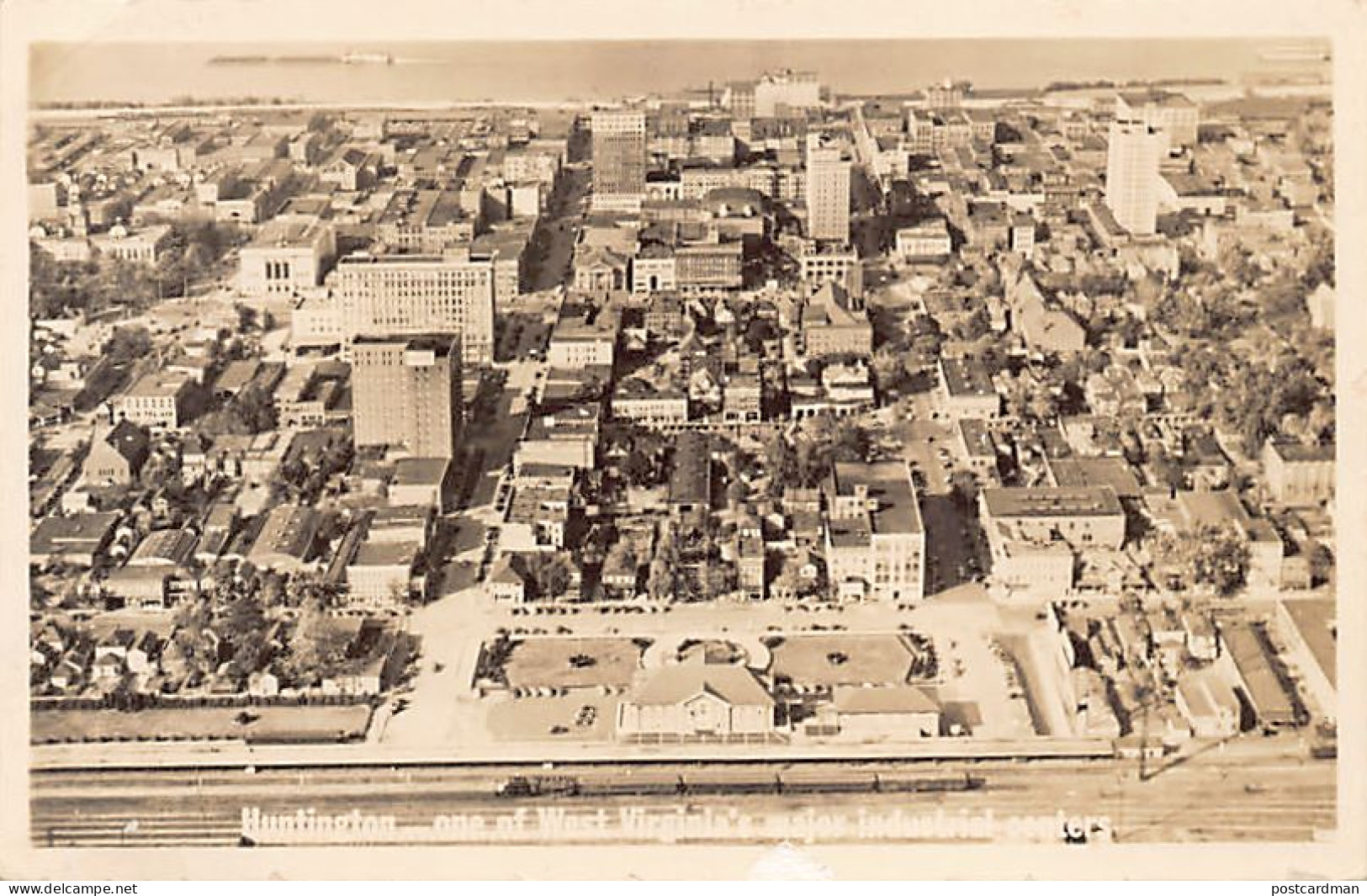 HUNTINGTON (VA) Bird's Eye View - REAL PHOTO - Autres & Non Classés