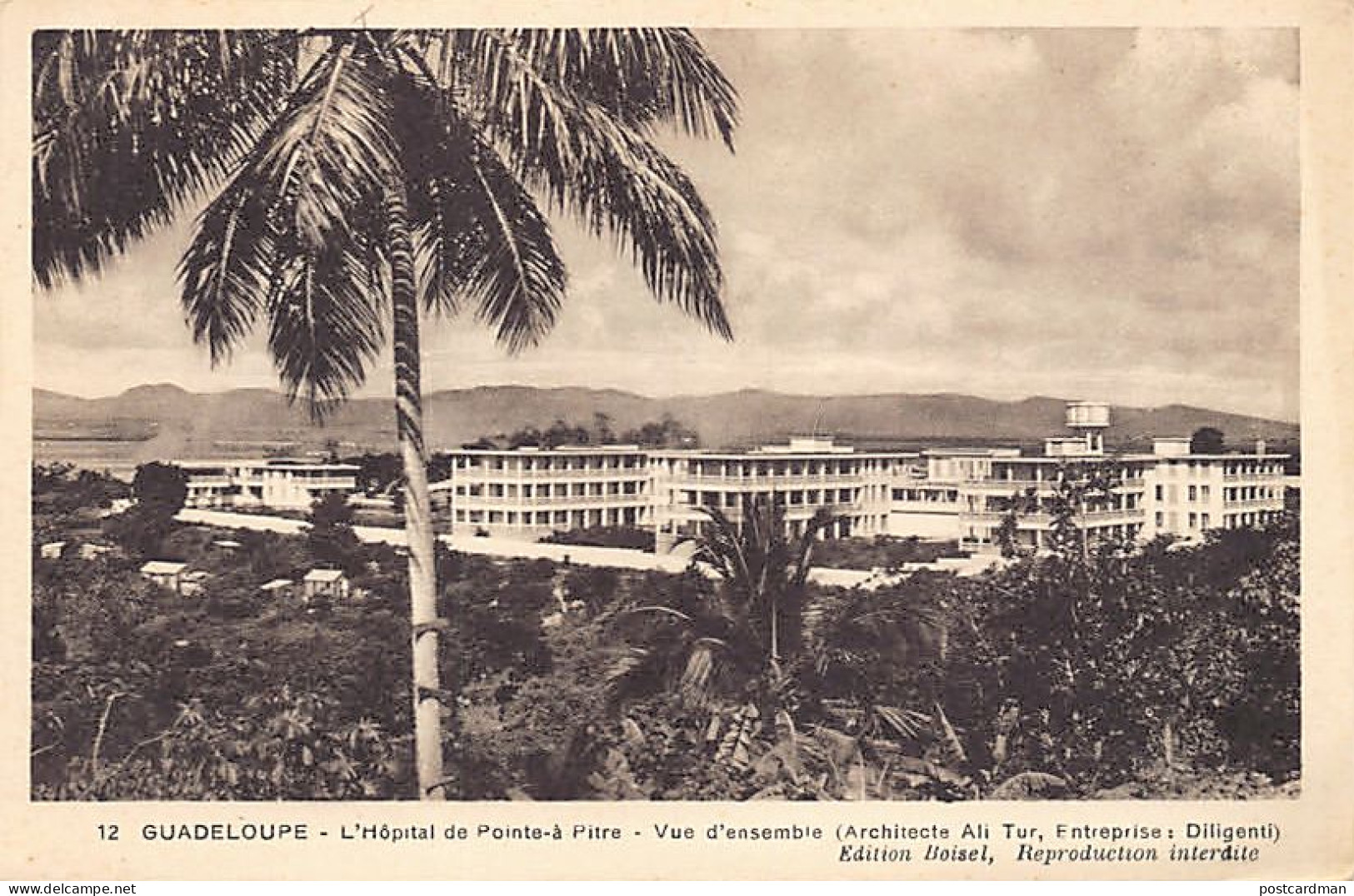 Guadeloupe - POINTE à PITRE - L'hôpital - Vue D'ensemble - Ed. Boisel 12 - Pointe A Pitre