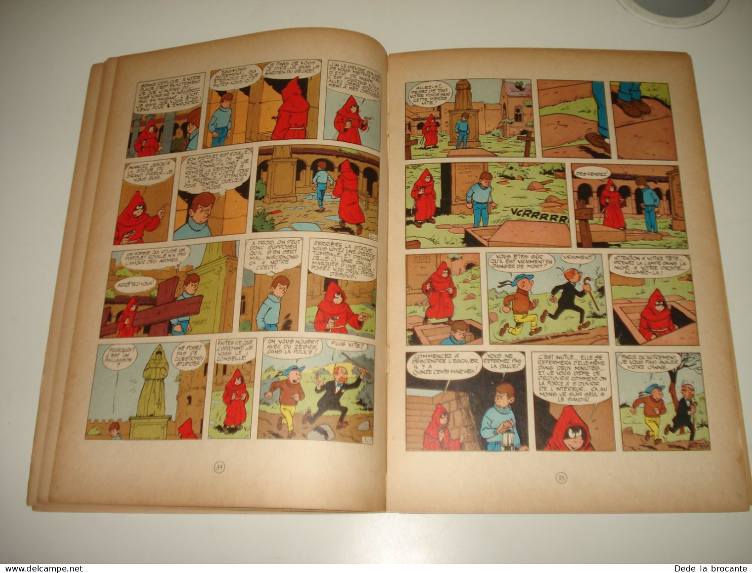 C54 / Gil Jourdan N° 7  " Les moines rouges  " E.O de 1964 - Petit prix