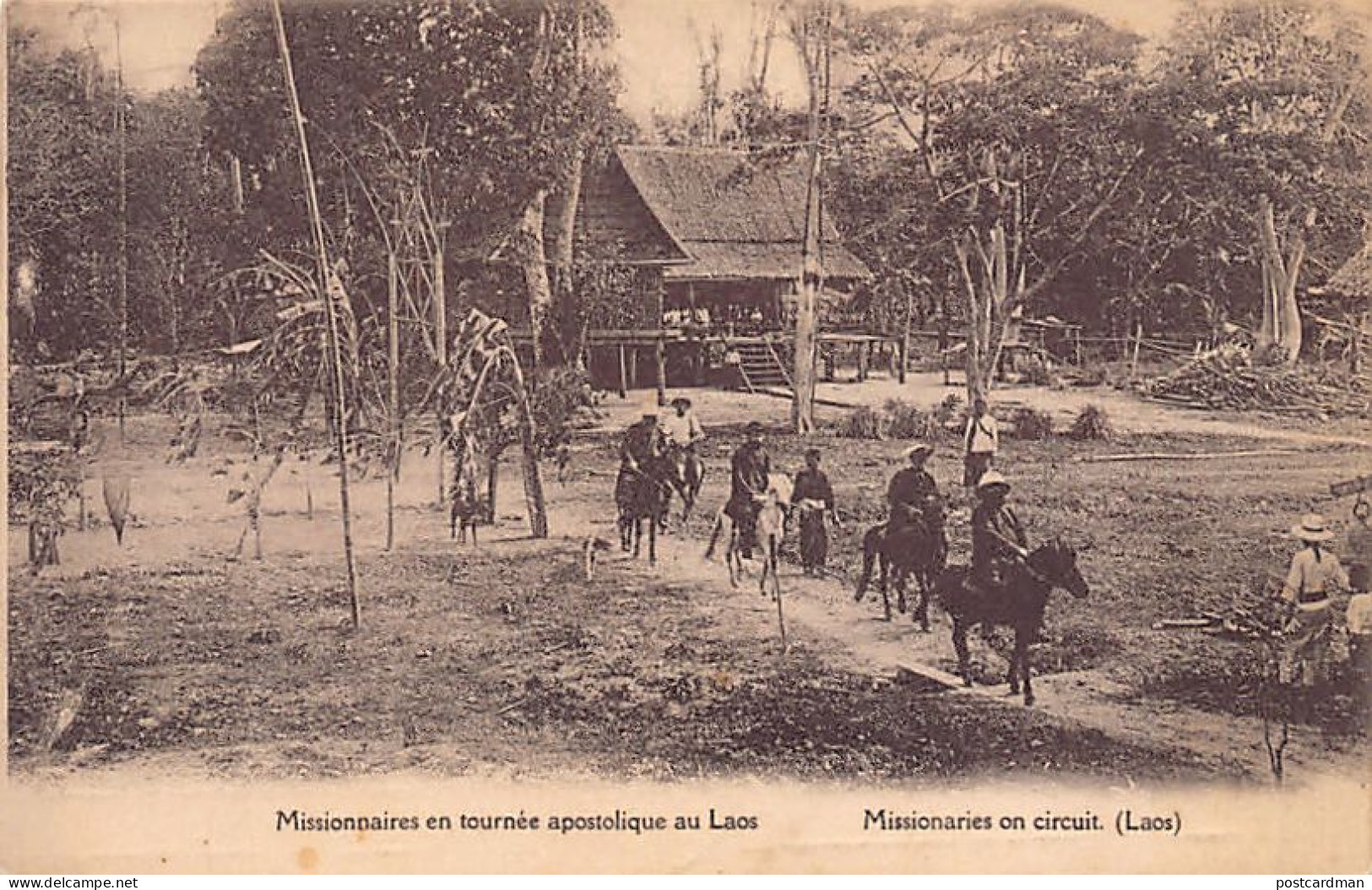 Laos - Missionnaires En Tournée Apostolique - Ed. Missions Etrangères De Paris  - Laos