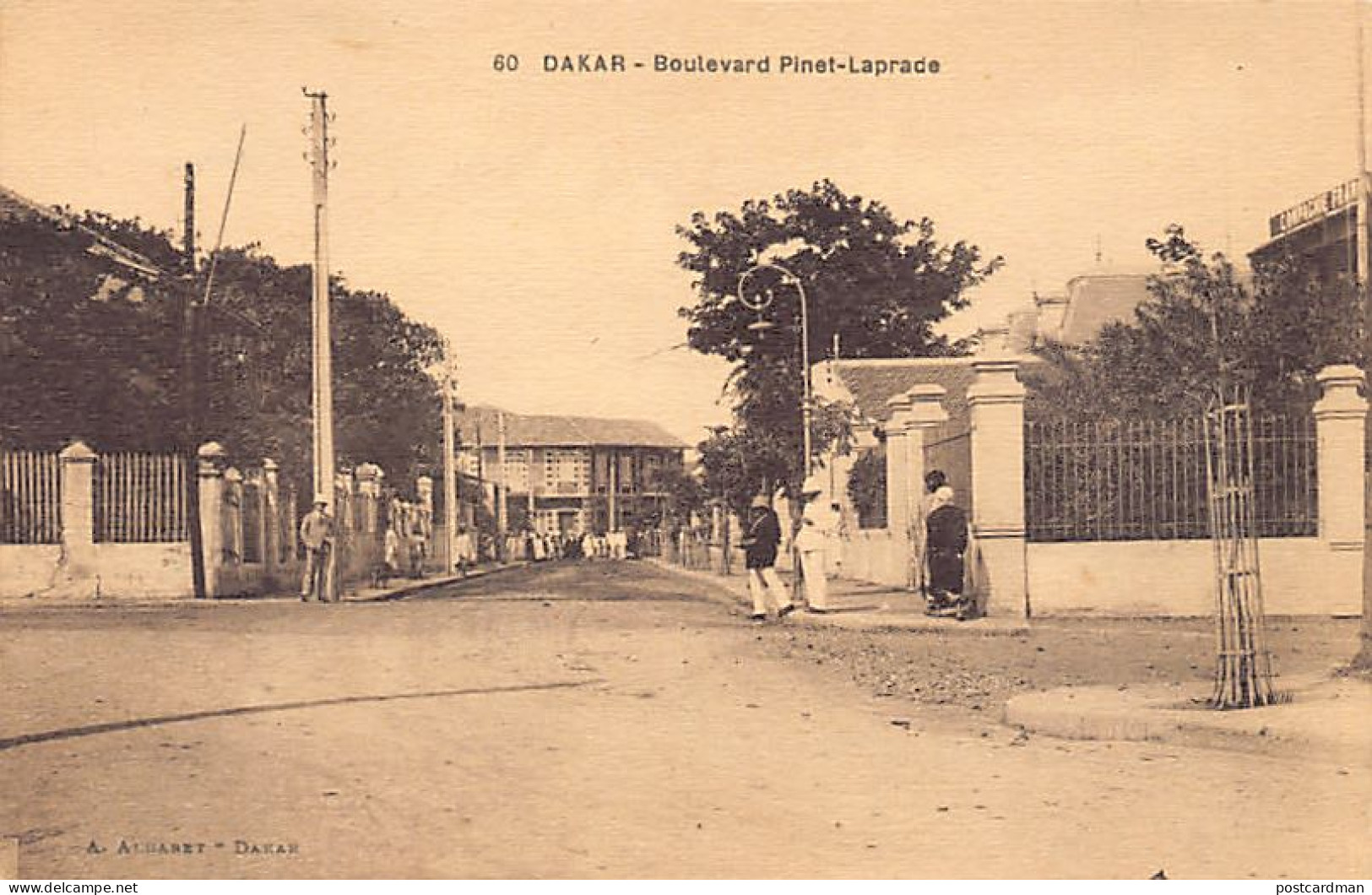 Sénégal - DAKAR - Boulevard Pinet-Laprade - Ed. A. Albaret 60 - Sénégal