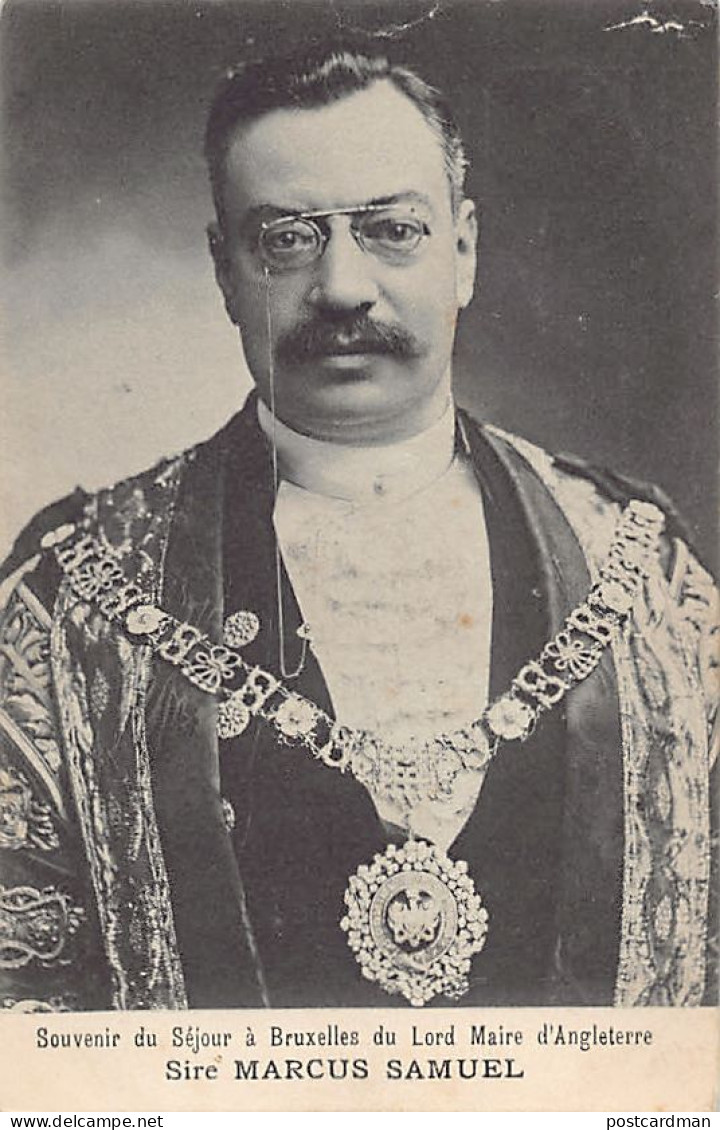 Judaica - ENGLAND - Sir Marcus Samuel, Jewish Lord Mayor Of London - Publ. V. G.  - Judaisme