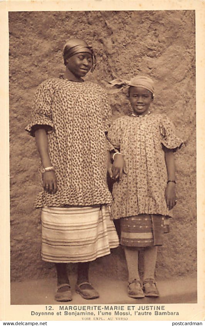 BURKINA FASO - Visite Des Orphelines Burkinabées à Paris En 1931 - Marguerite-Marie Et Justine, L'une Mossi, L'autre Bam - Burkina Faso