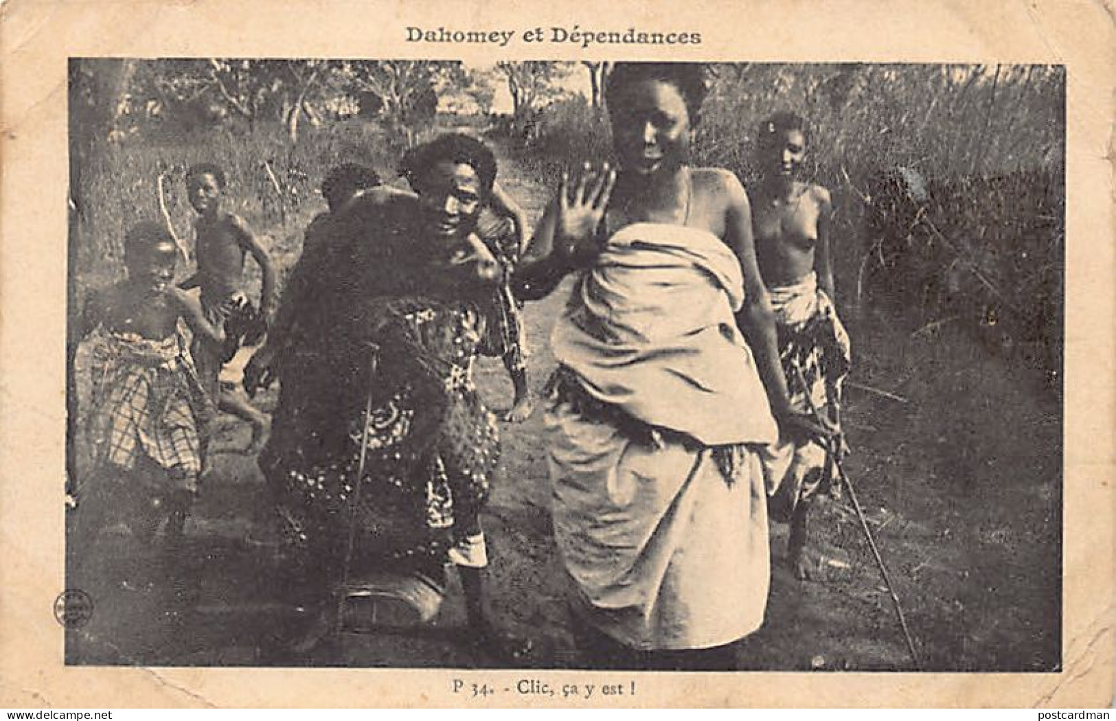 Bénin - Clic, ça Y Est - Femmes Devant L'objectif Du Photographe - Ed. Impr. Réunies De Nancy 34 - Benin