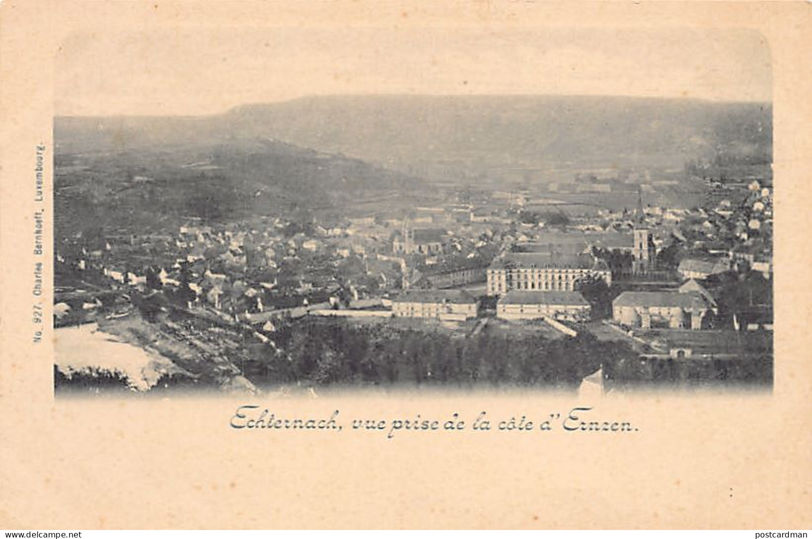 Luxembourg - ECHTERNACH - Vue Prise De La Côte D'Ernzen - Ed. Ch. Bernhoeft 927 - Echternach