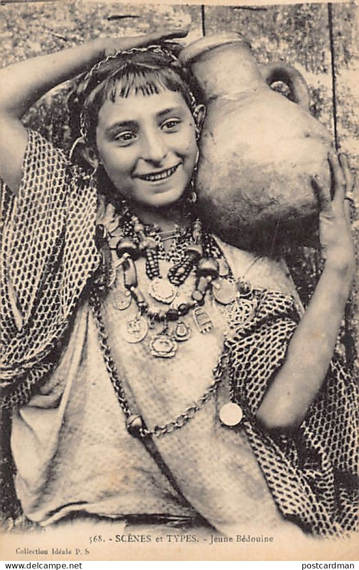 Algérie - Jeune Bédouine - Bijoux Ethniques - Ed. Collection Idéale P.S. 568 - Femmes
