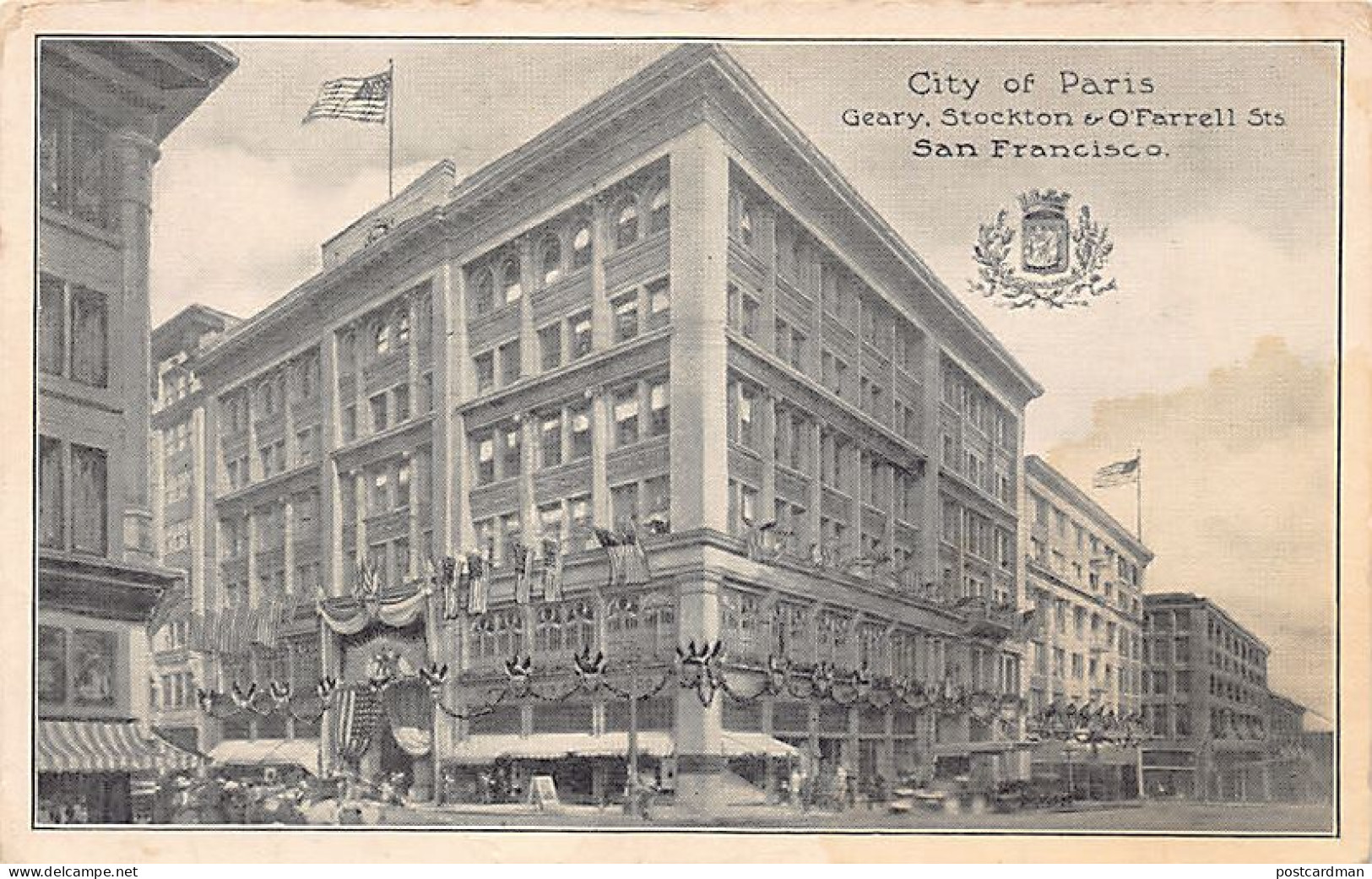 SAN FRANCISCO (CA) City Of Paris - Geary, Stockton & O'Farell Streets - San Francisco