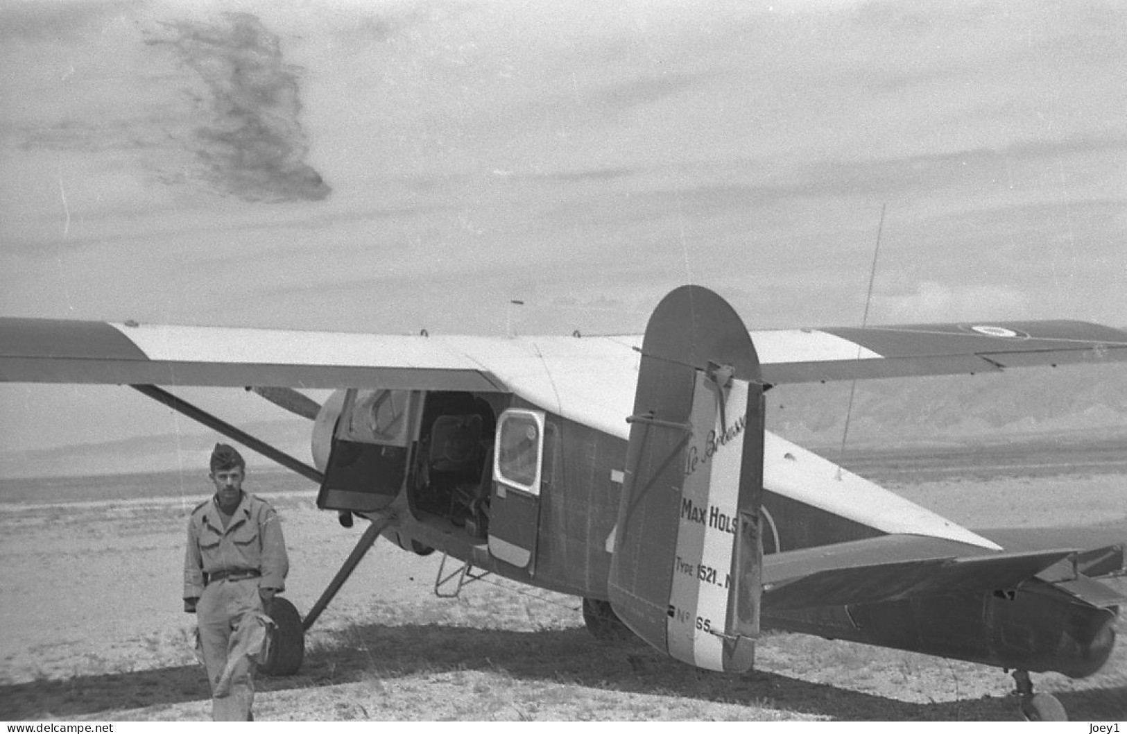 Photo Avion Max Holste MH 1521 Le Broussard Avion De Reconnaissance En Algérie - Luchtvaart