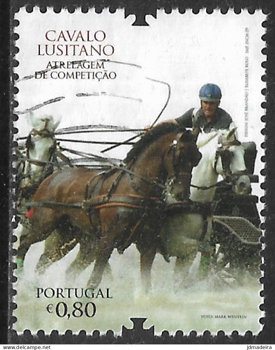 Portugal – 2009 Lusitano Horse 0,80 Used Stamp - Oblitérés