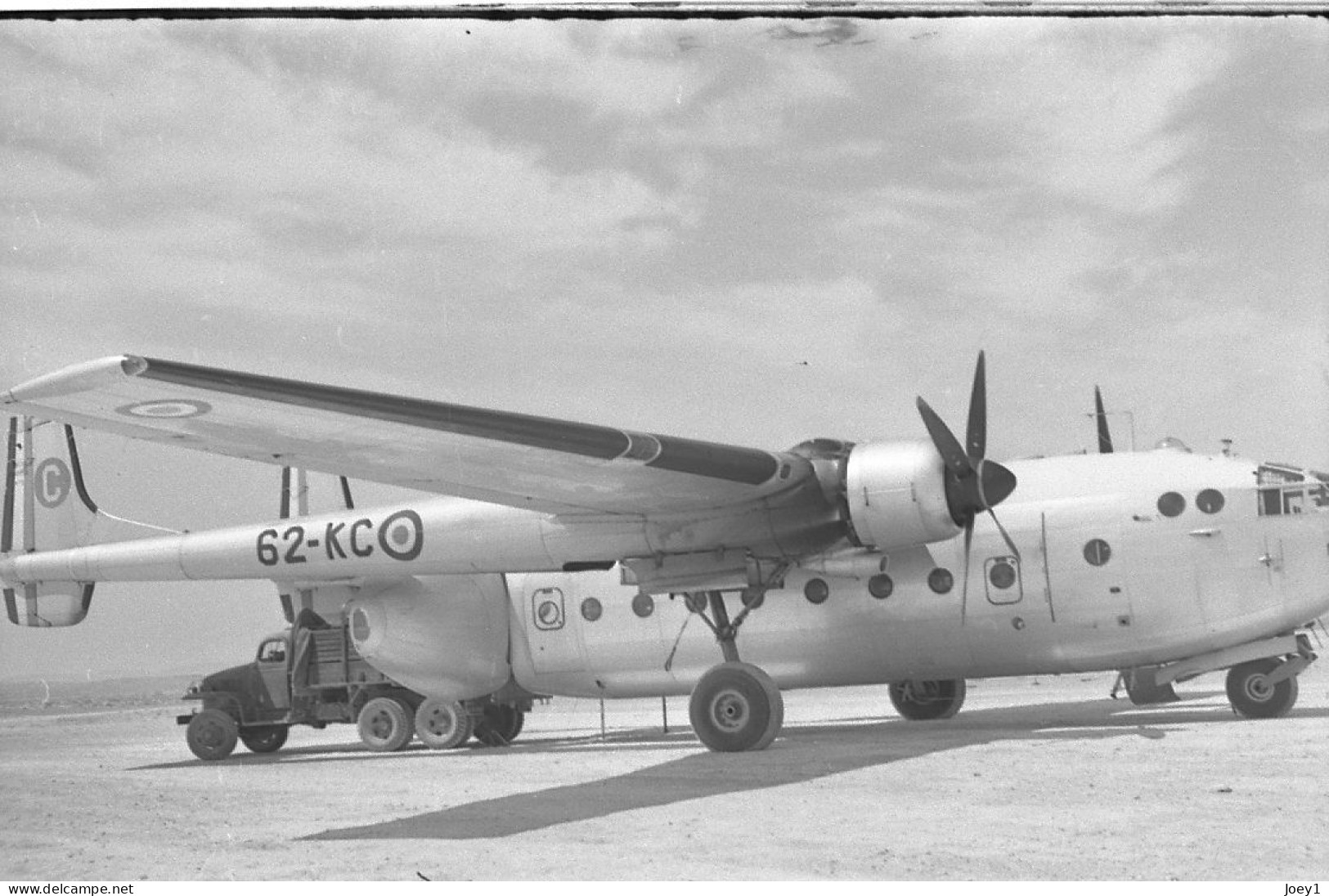 Photo Avion Noratlas 2501 En Algérie Format 13/18 - Luchtvaart