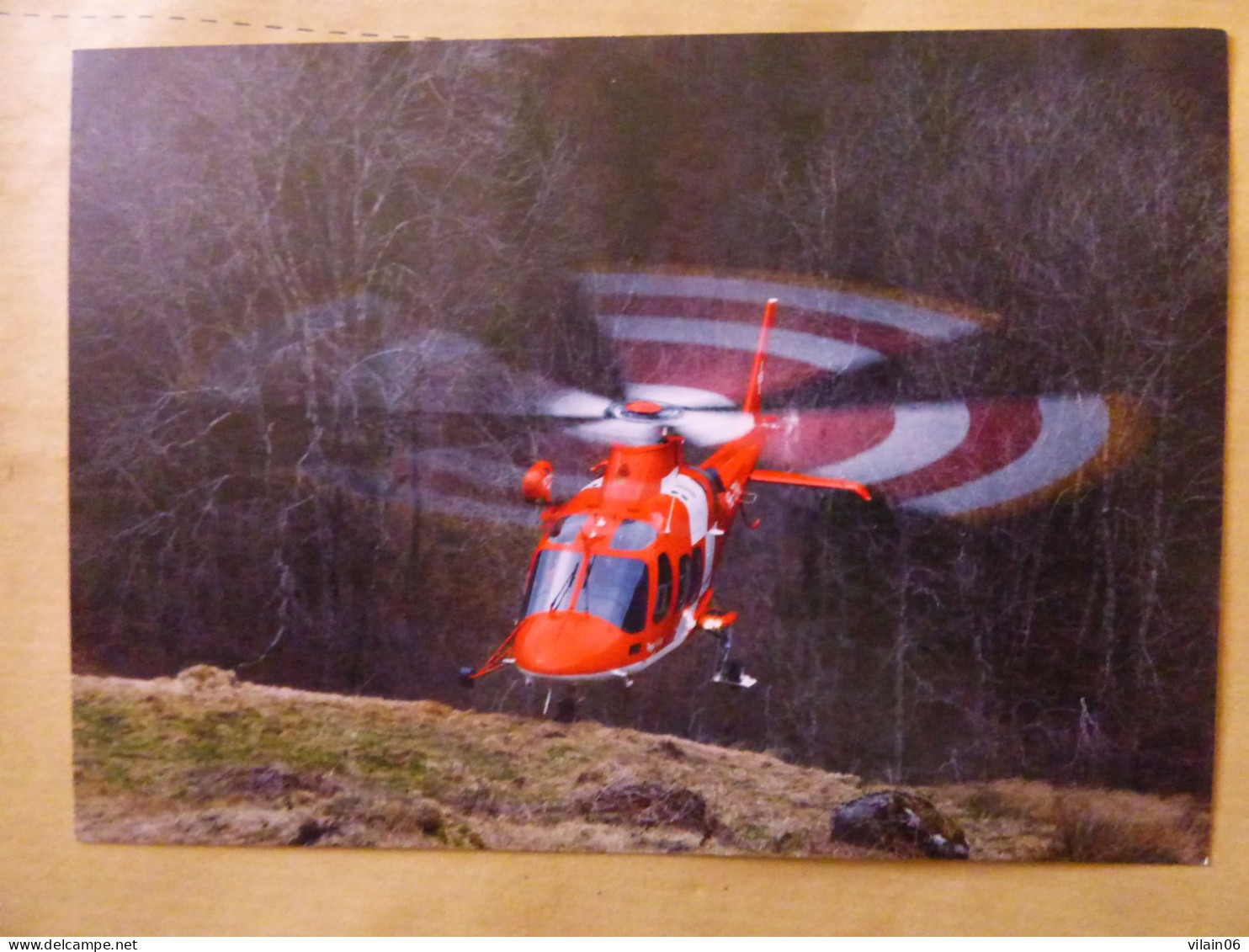 REGA  AGUSTA WESTLAND   /     AIRLINES ISSUE / CARTE DE COMPAGNIE  / - Hubschrauber