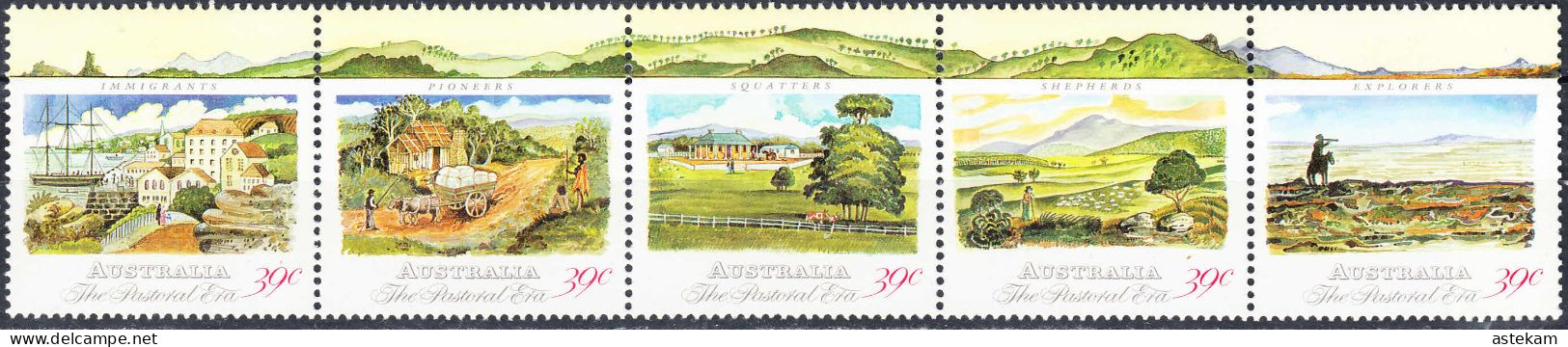 AUSTRALIA 1989, 200 YEARS Of The SETTLEMENT Of AUSTRALIA, COMPLETE MNH SERIES With GOOD QUALITY, *** - Ungebraucht