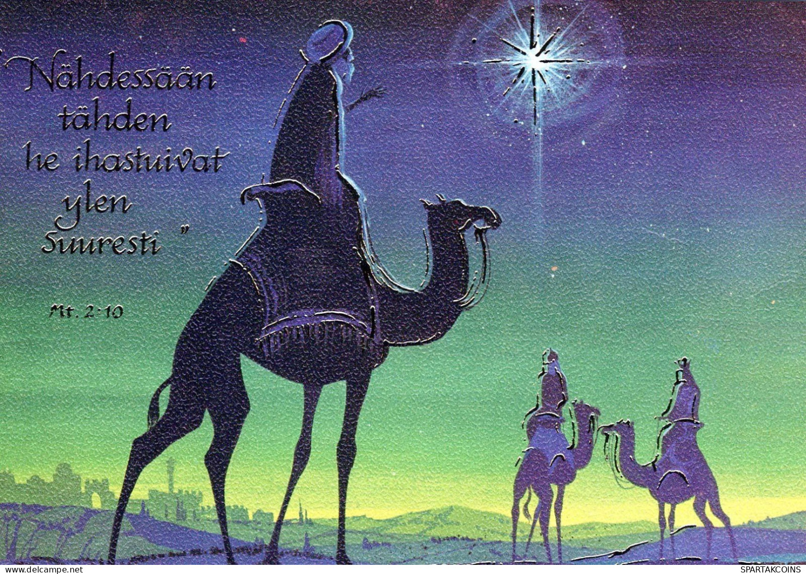 SAINT Natale Cristianesimo Vintage Cartolina CPSM #PBB955.IT - Santi