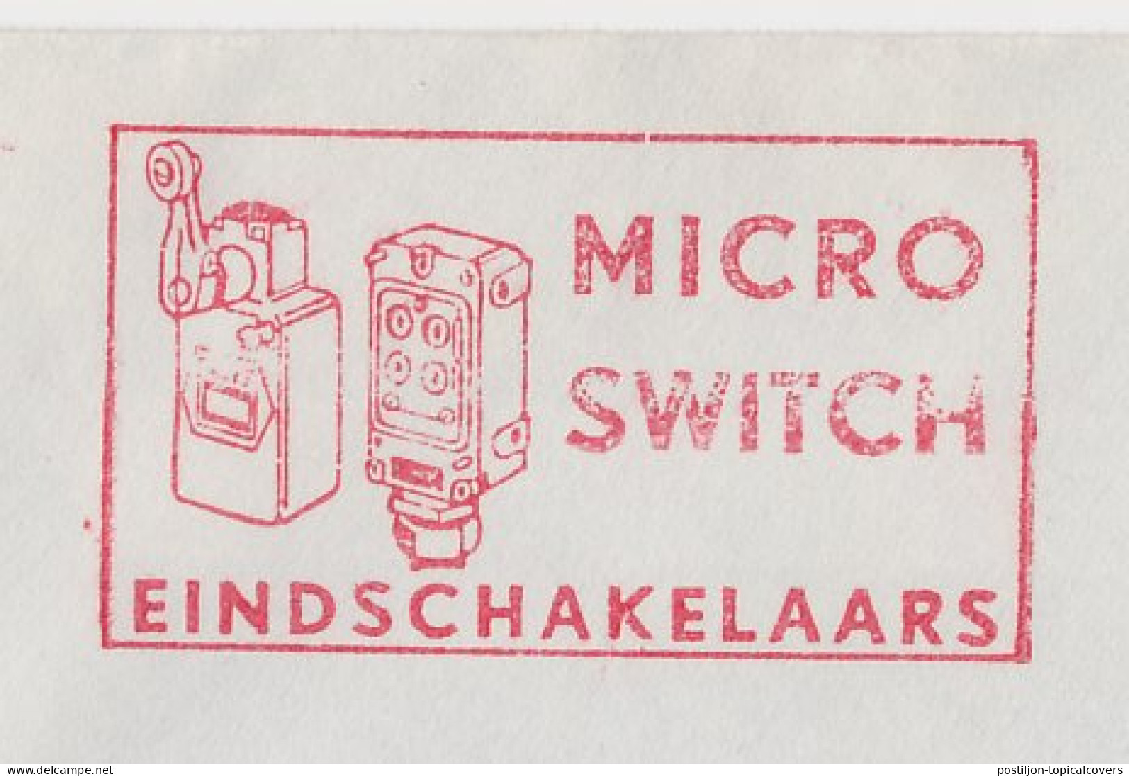 Meter Cover Netherlands 1967 Micro Switch - Electricity - Honeywell - Altri & Non Classificati