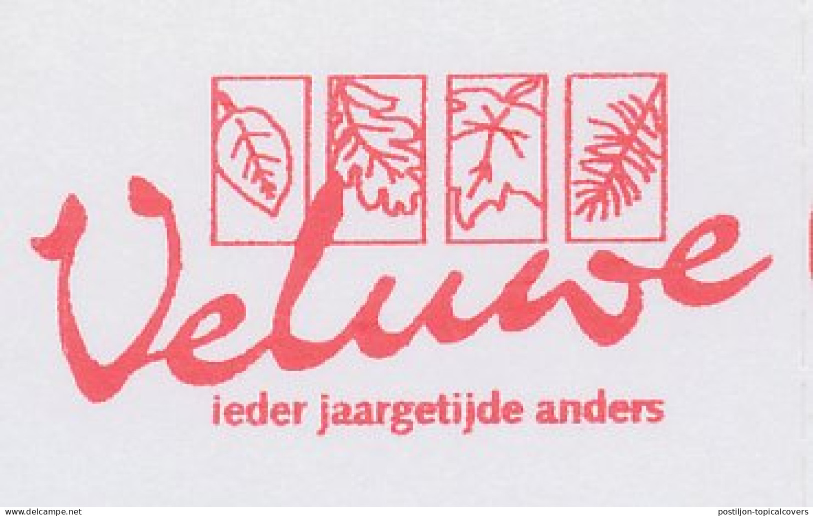 Meter Proof / Test Strip FRAMA Supplier Netherlands ( Wrong Euro Sign ) Tree Leaves - Arbres