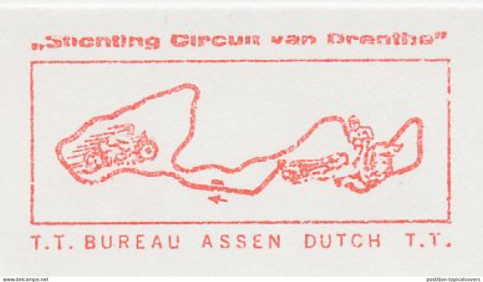 Meter Cut Netherlands 1982 Motor Races - Dutch TT Assen - Circuit - Motos