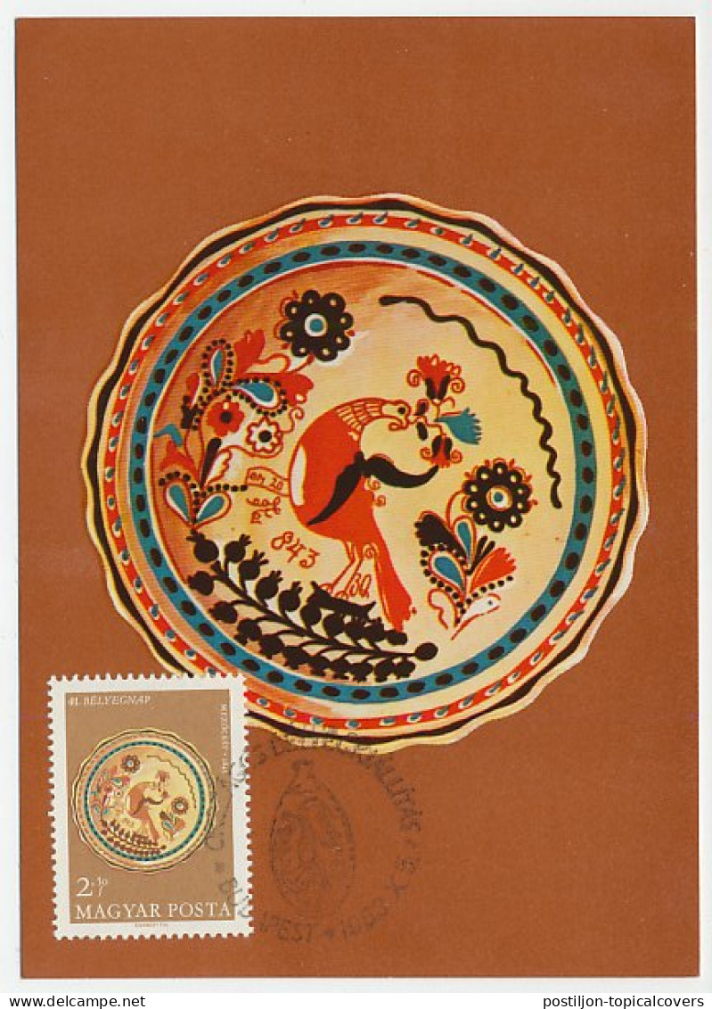 Maximum Card Hungary 1963 Plate - Porcelana
