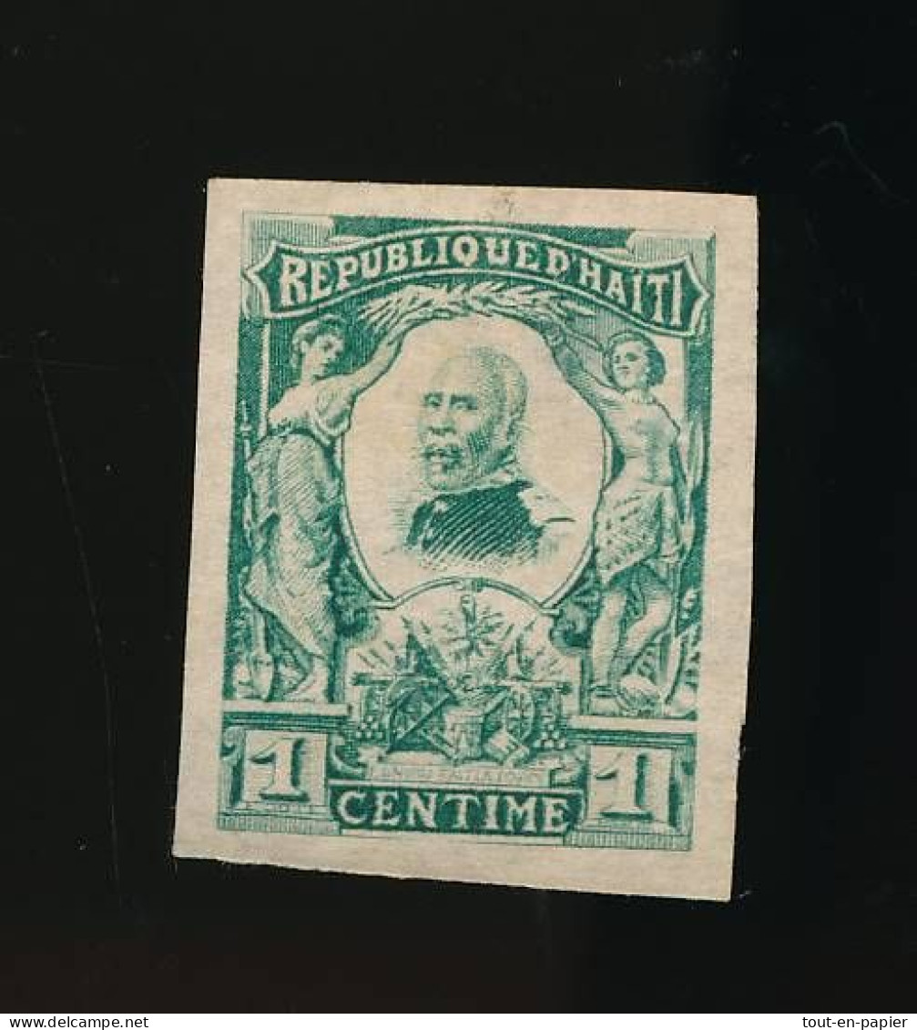 Timbre Haïti N° 84 Non Dentelé Neuf N° 84  - Marque Charnière - Haiti