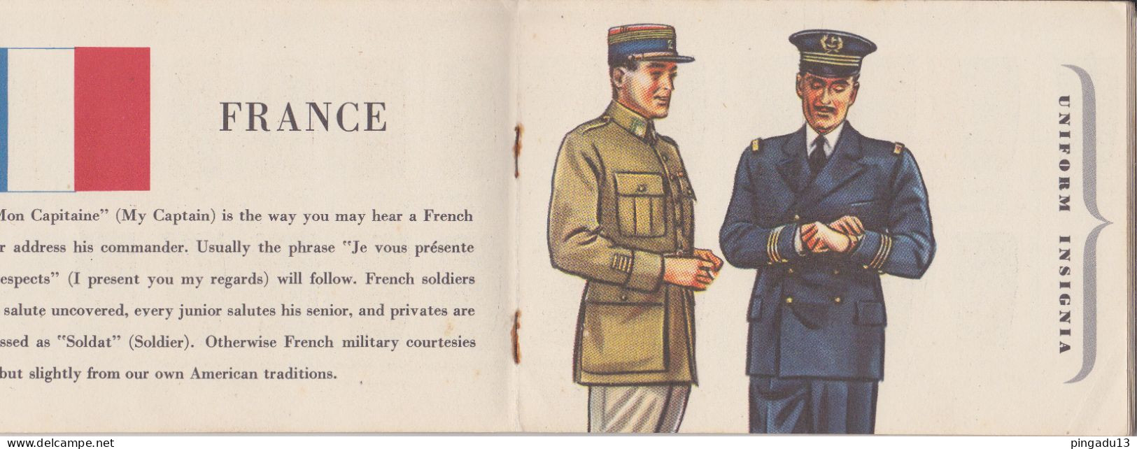 Fixe WW2 Pocket guide of Uniform Insignia China Poland France British Empire USSR USA