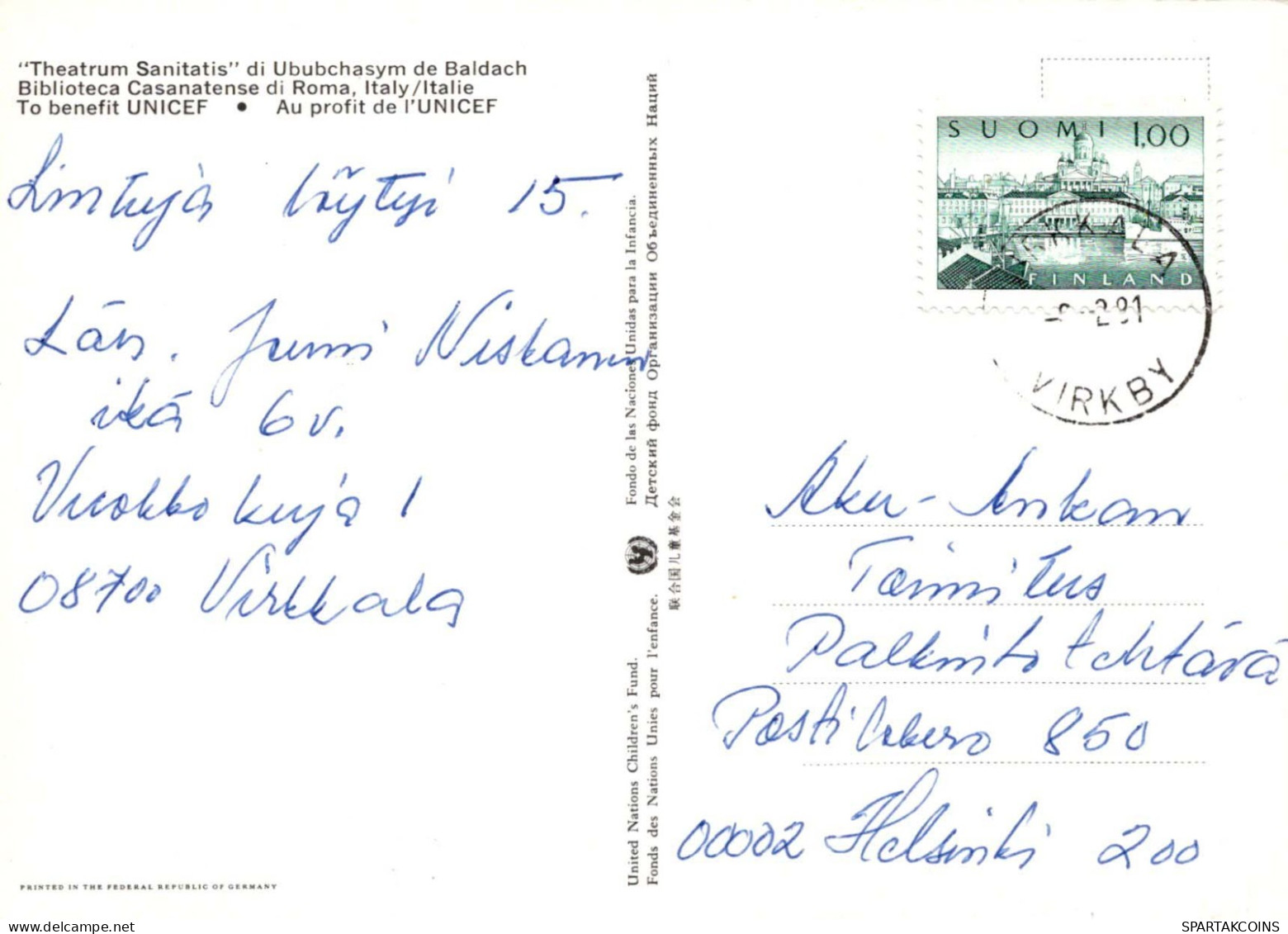 ARBRES Vintage Carte Postale CPSM #PBZ974.FR - Árboles