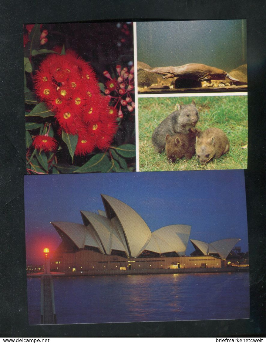 "AUSTRALIEN" 1982, 2 Bild-Postkarten ** (B1126) - Ganzsachen