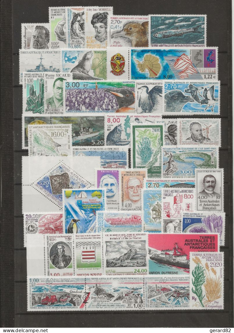 TAAF   LOT DE 41 TIMBRES  BONNE COTE   N** - Collections, Lots & Series