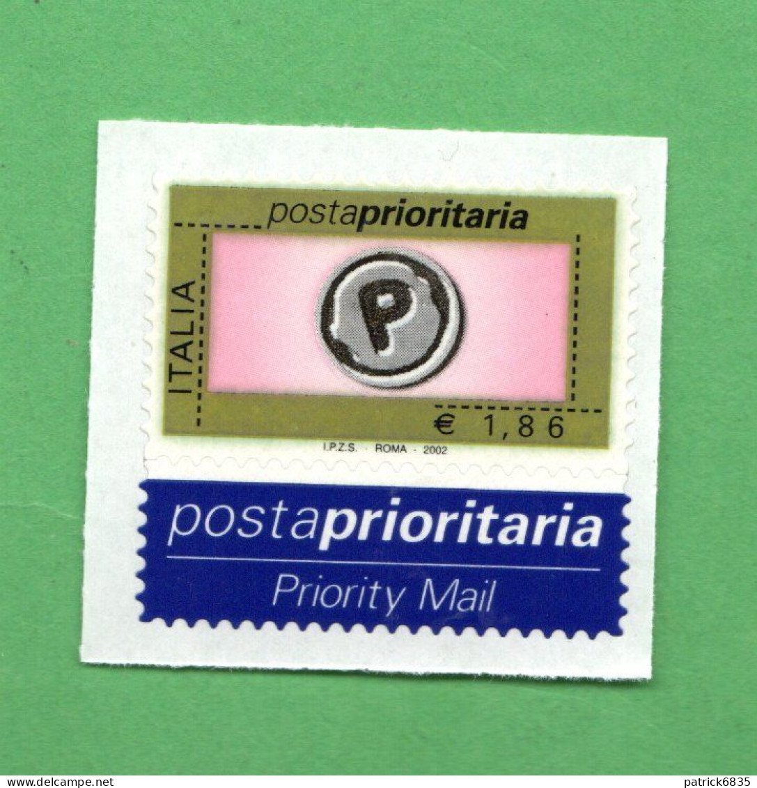 Italia ** - 2002-  POSTA PRIORITARIA - EURO 1,86  - Unif.2637. MNH - 2001-10:  Nuovi