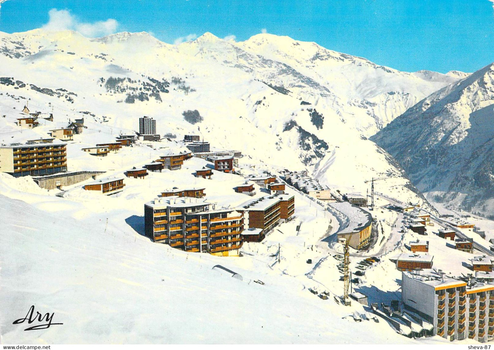 05 - Orcières Merlette - Panorama Sur La Station Et Le Sommet De Chabrière - Orcieres