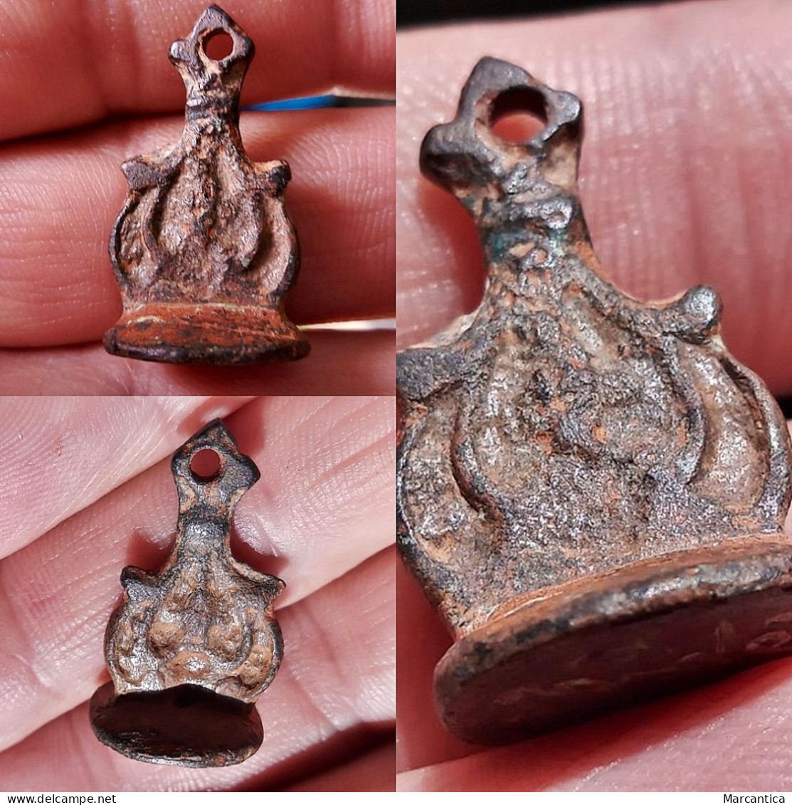 Ottoman Seal Made Of Metal. - Archäologie