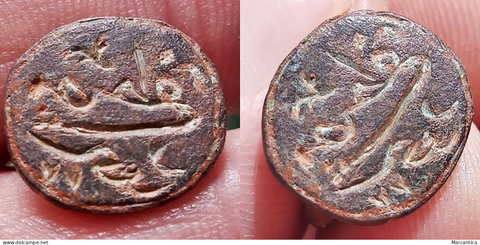 Ottoman Seal Made Of Metal. - Archaeology