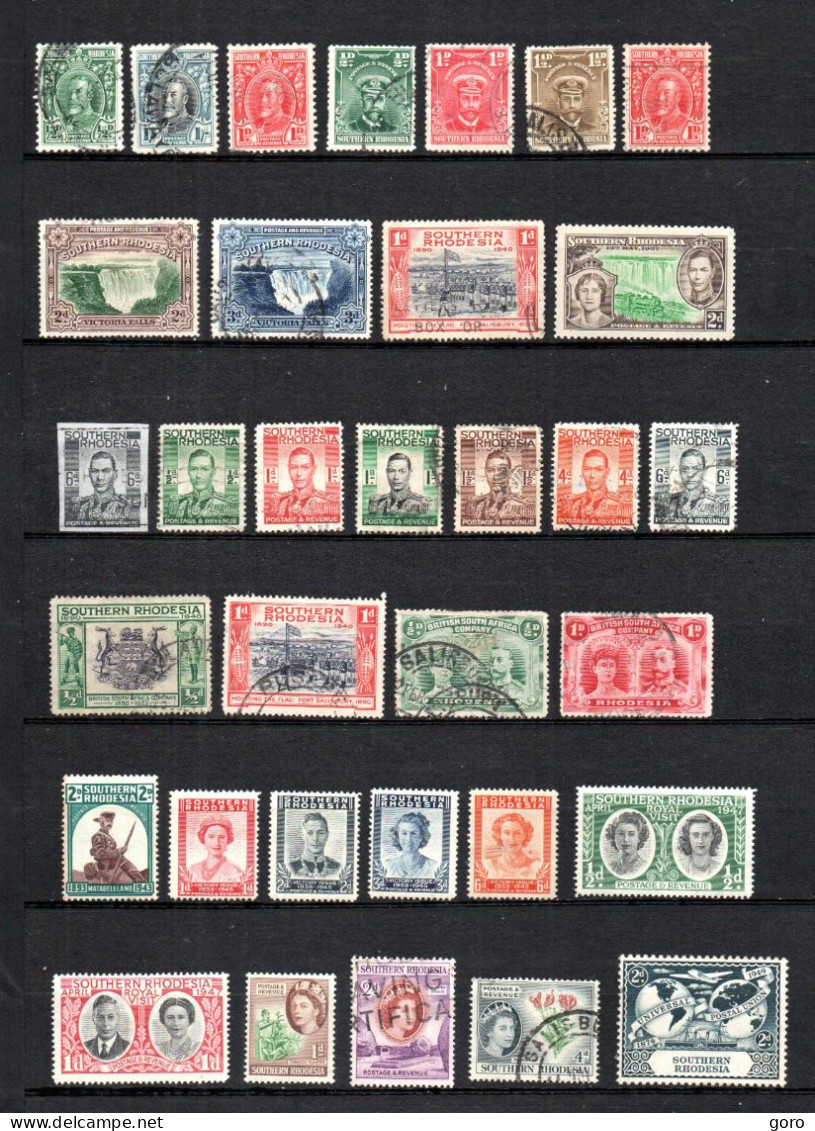 Rhodesia Del  Sur  .-   Lote  Nº  1   .-   33  Sellos - Zuid-Rhodesië (...-1964)