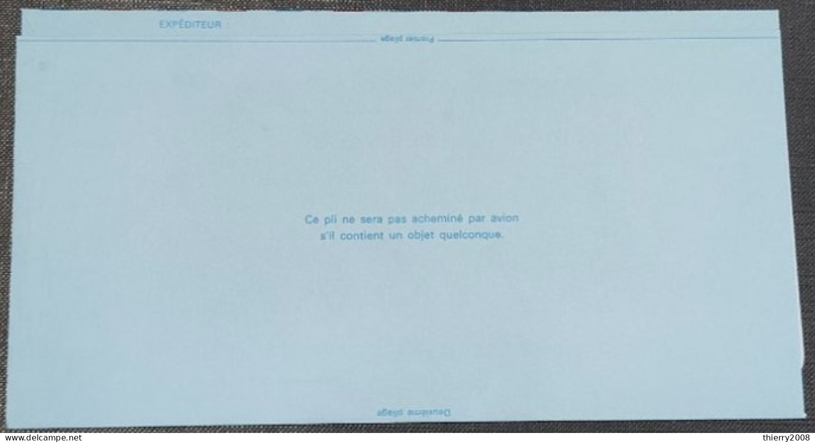 Entier Postaux N° 1019-AER  Neuf   TTB - Aerogramas