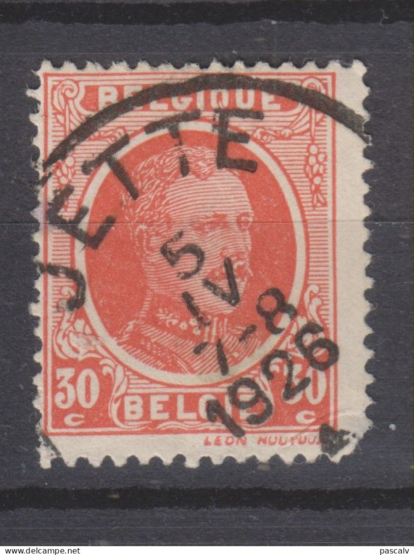 COB 199 Oblitération Centrale JETTE - 1922-1927 Houyoux