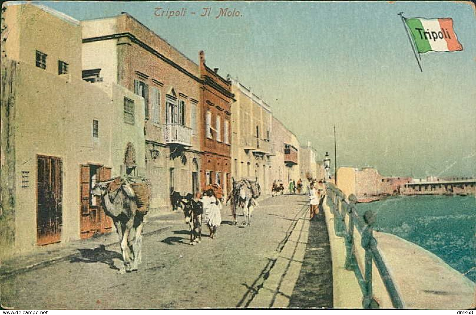 LIBIA / LIBYA - TRIPOLI - IL MOLO - 1910s (12426) - Libia