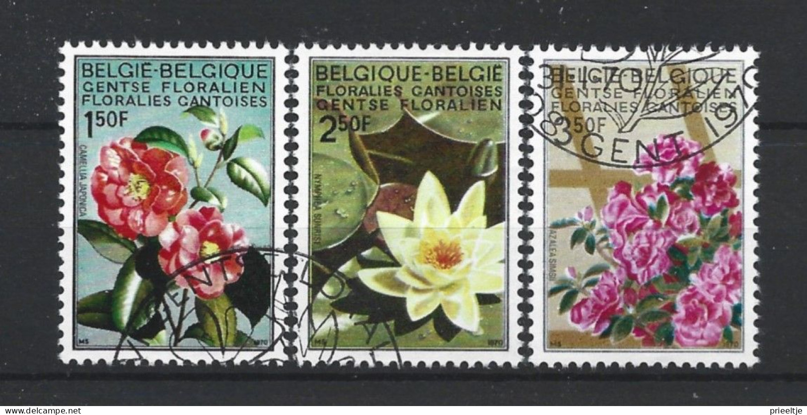 Belgie 1970 Flowers OCB 1523/1525 (0) - Used Stamps