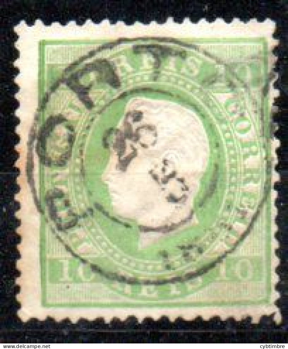 Portugal: Yvert N° 37A; Beau , Cote 40.00€ - Used Stamps