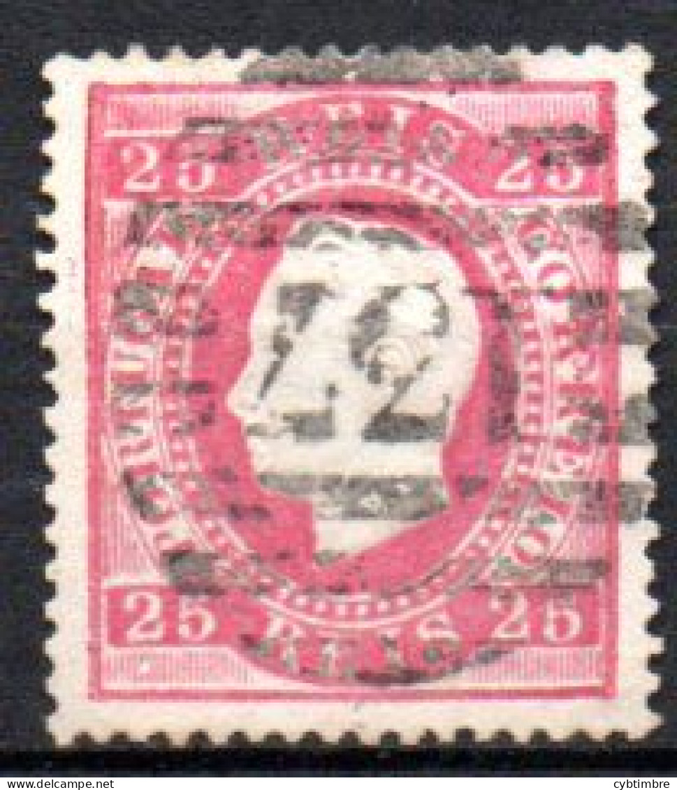 Portugal: Yvert N° 40A; Beau , Cote 4.00€ - Used Stamps
